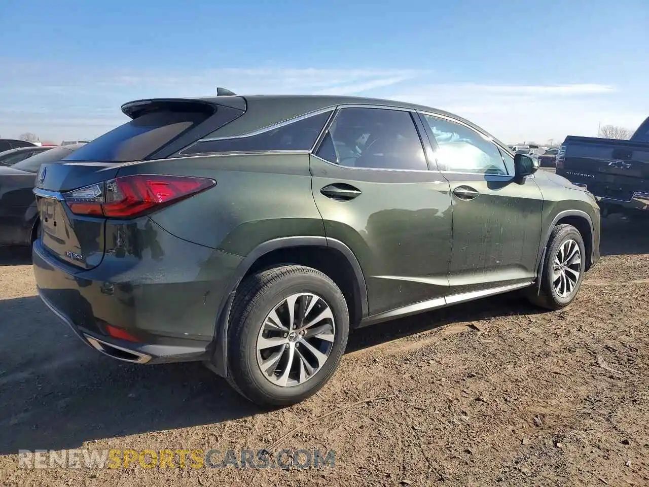 3 Photograph of a damaged car 2T2AZMDA3NC329787 LEXUS RX350 2022
