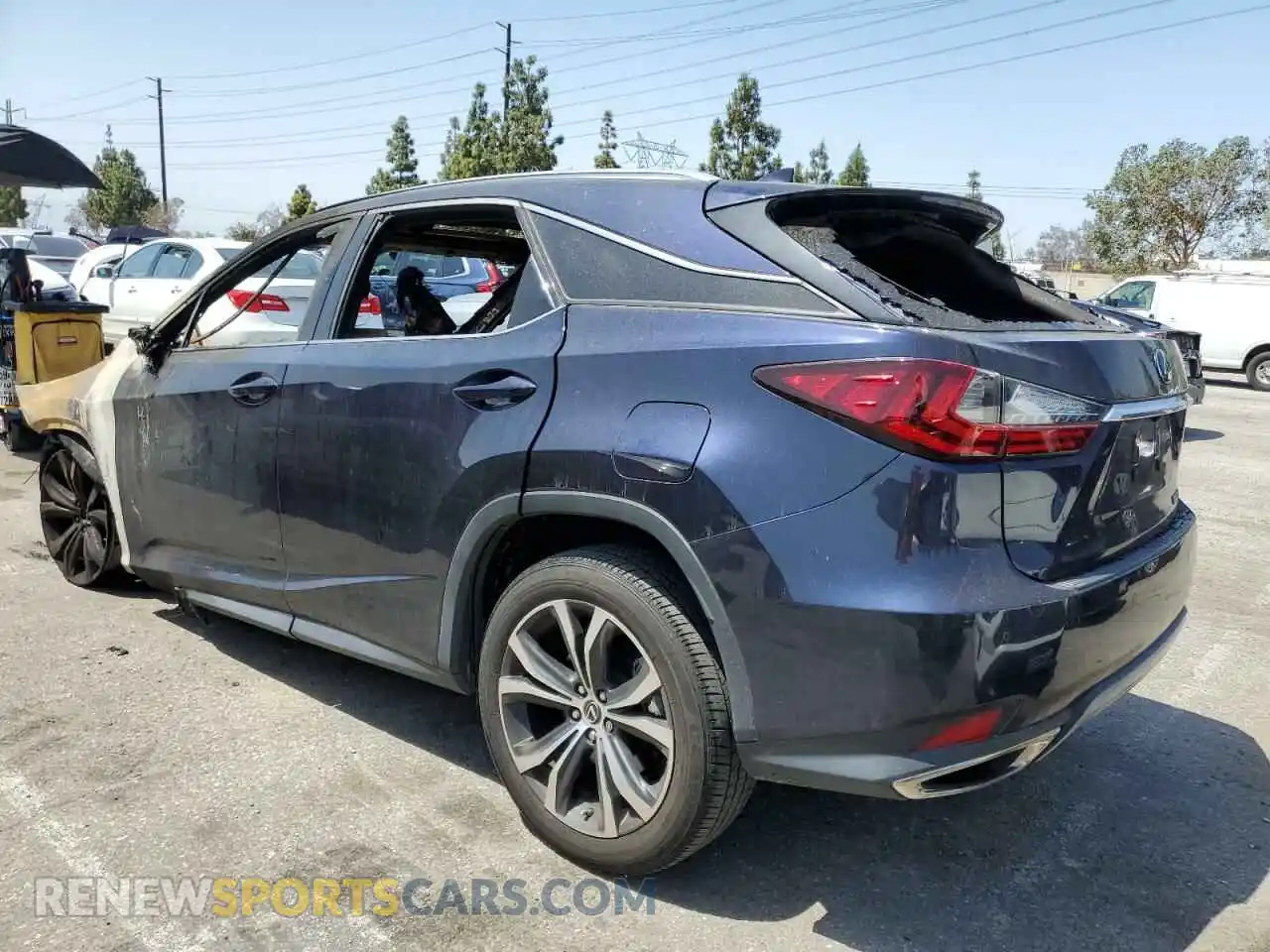 2 Photograph of a damaged car 2T2HZMAA2NC244975 LEXUS RX350 2022