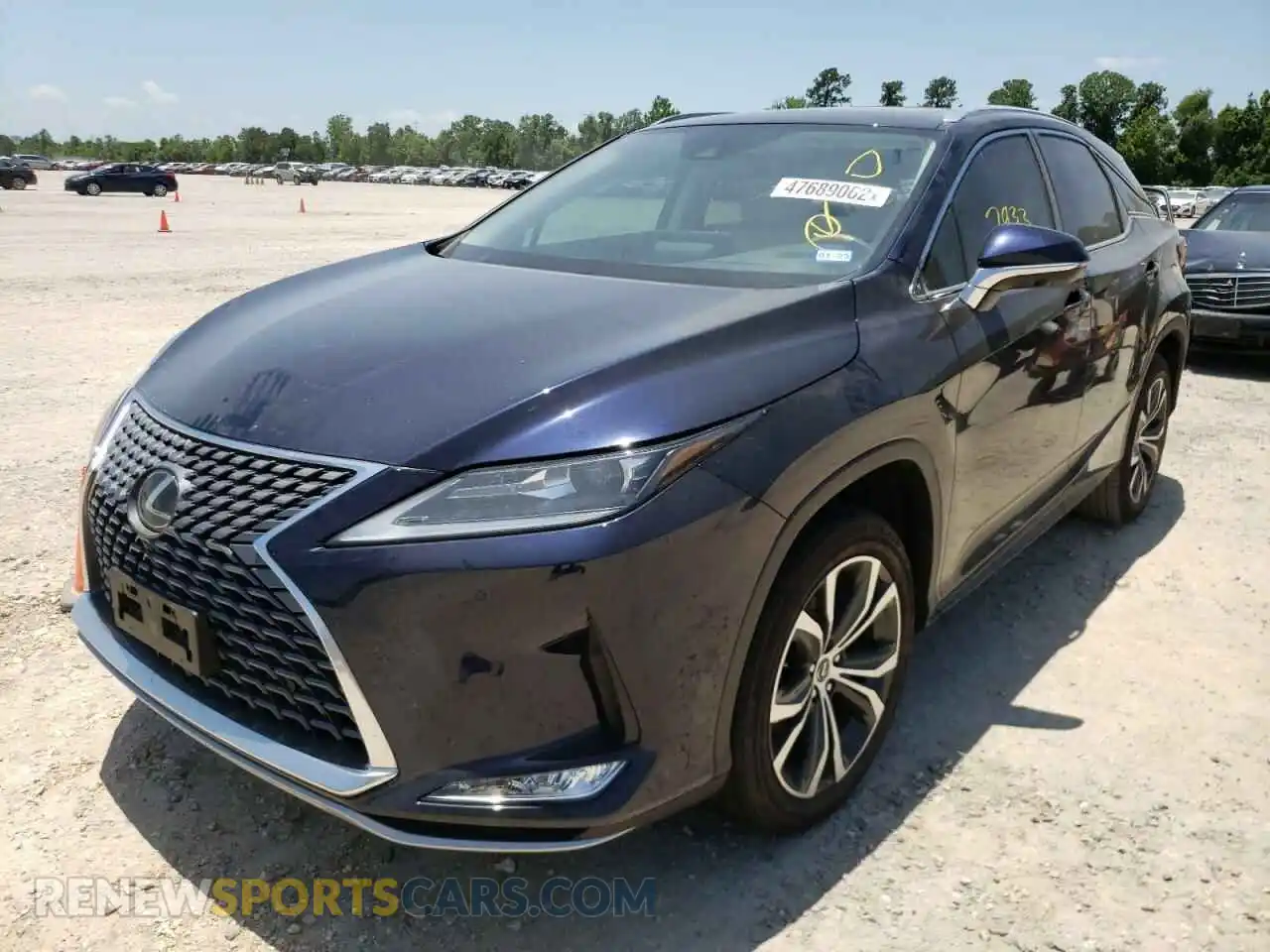 2 Photograph of a damaged car 2T2HZMAA3NC220989 LEXUS RX350 2022