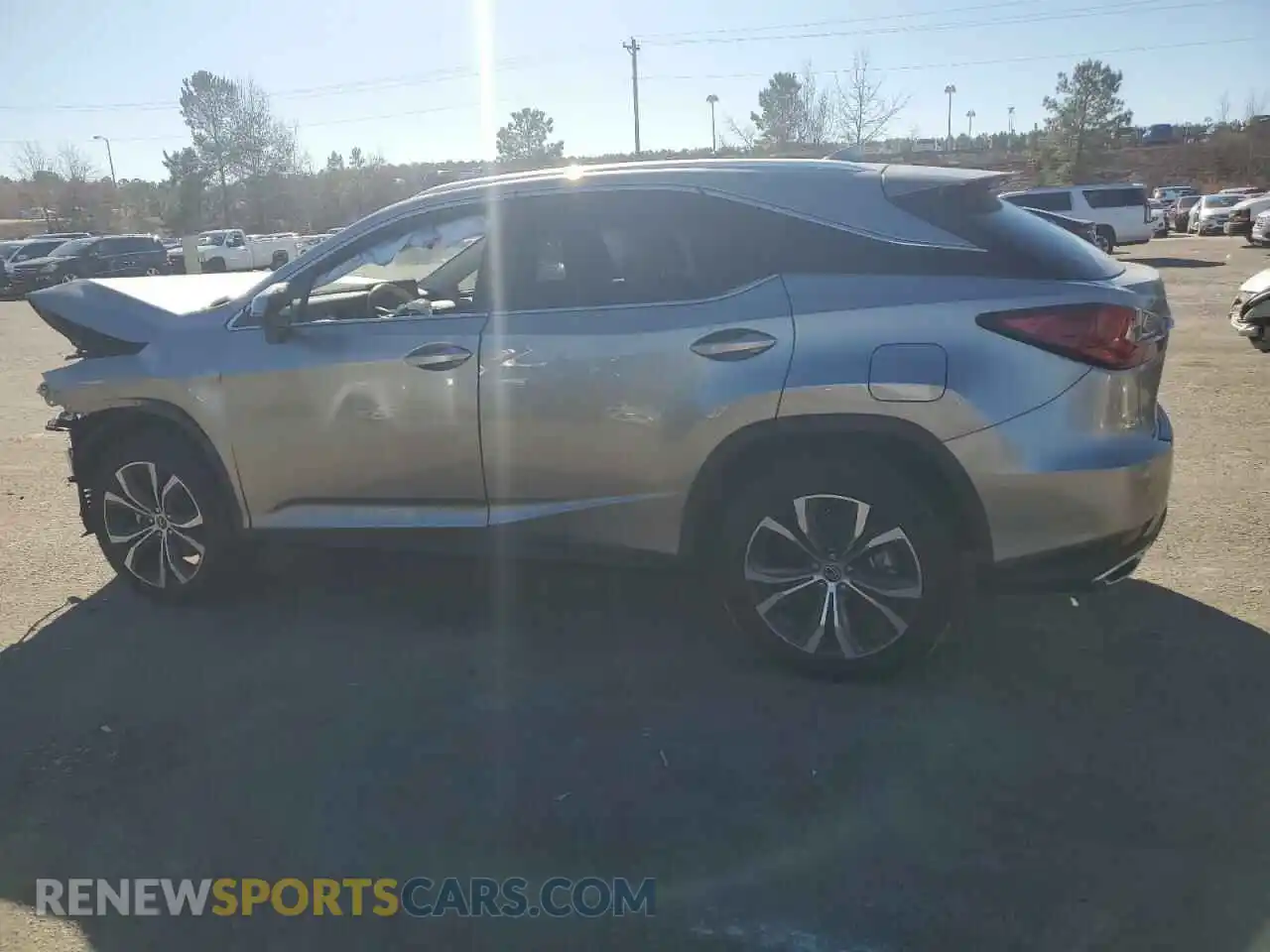 2 Photograph of a damaged car 2T2HZMAA5NC235932 LEXUS RX350 2022