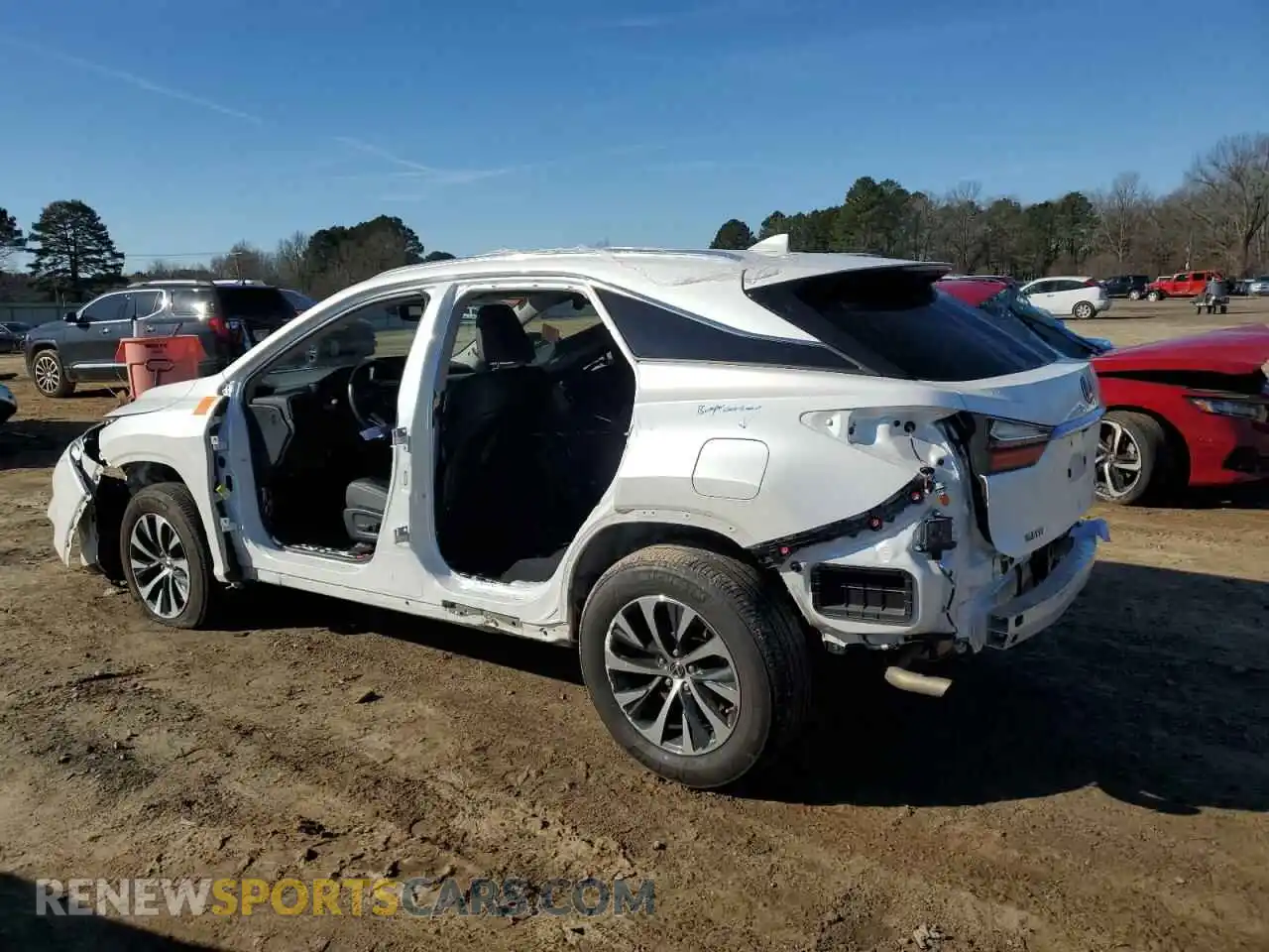 2 Photograph of a damaged car 2T2HZMAA7NC260136 LEXUS RX350 2022