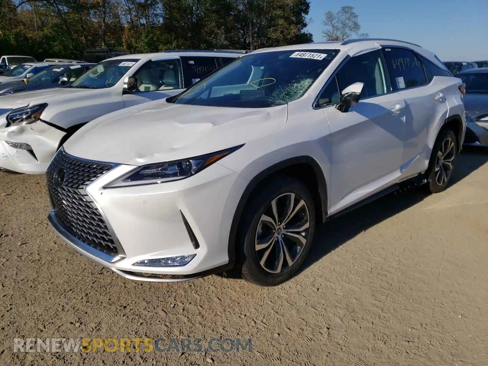 2 Photograph of a damaged car 2T2HZMDA0NC309432 LEXUS RX350 2022