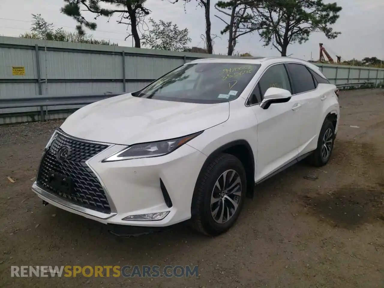 2 Photograph of a damaged car 2T2HZMDA0NC355696 LEXUS RX350 2022