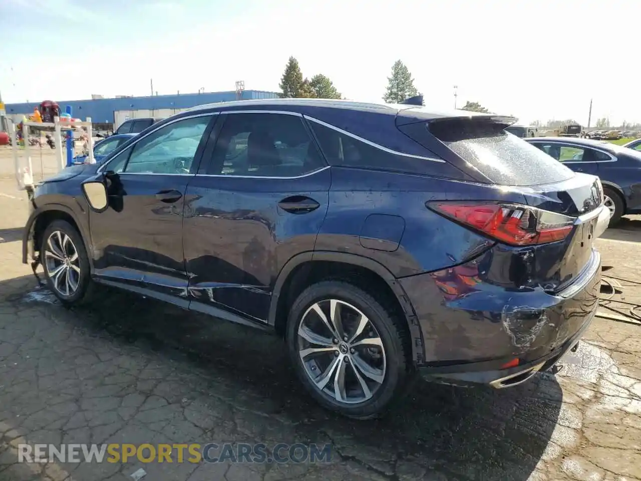 2 fotografías del automóvil dañado 2T2HZMDA1NC326398 LEXUS RX350 2022