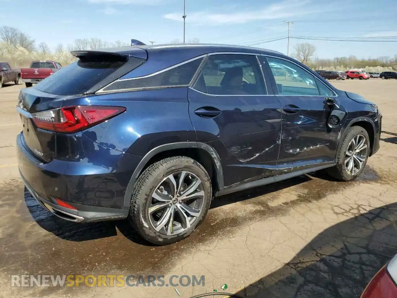 3 fotografías del automóvil dañado 2T2HZMDA1NC326398 LEXUS RX350 2022