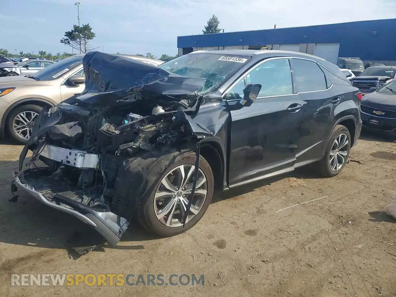 1 Фотография поврежденного автомобиля 2T2HZMDA1NC354119 LEXUS RX350 2022