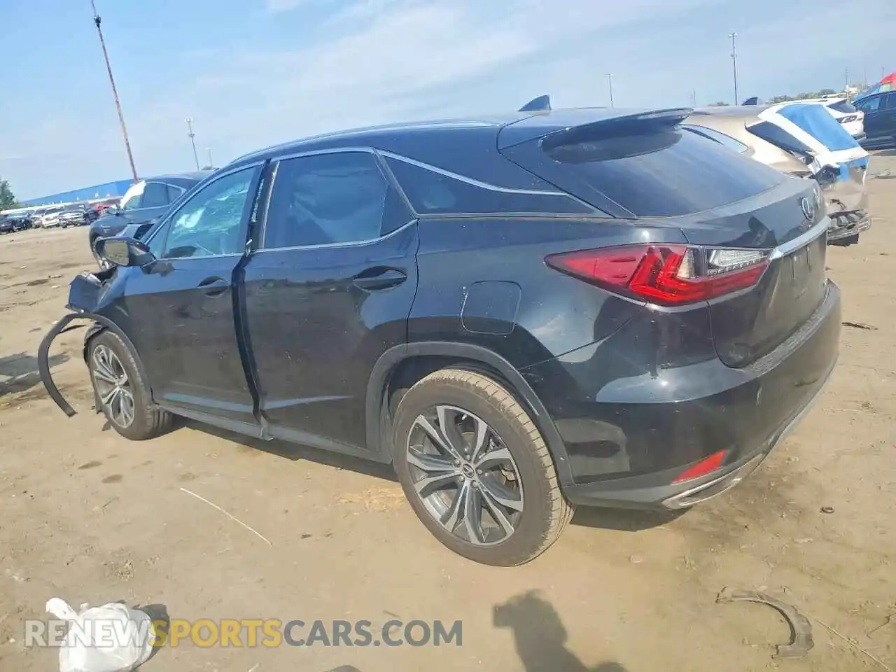 2 Фотография поврежденного автомобиля 2T2HZMDA1NC354119 LEXUS RX350 2022