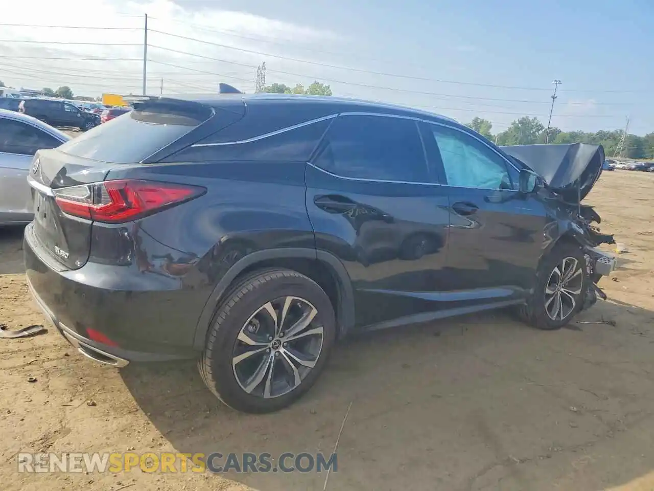 3 Фотография поврежденного автомобиля 2T2HZMDA1NC354119 LEXUS RX350 2022