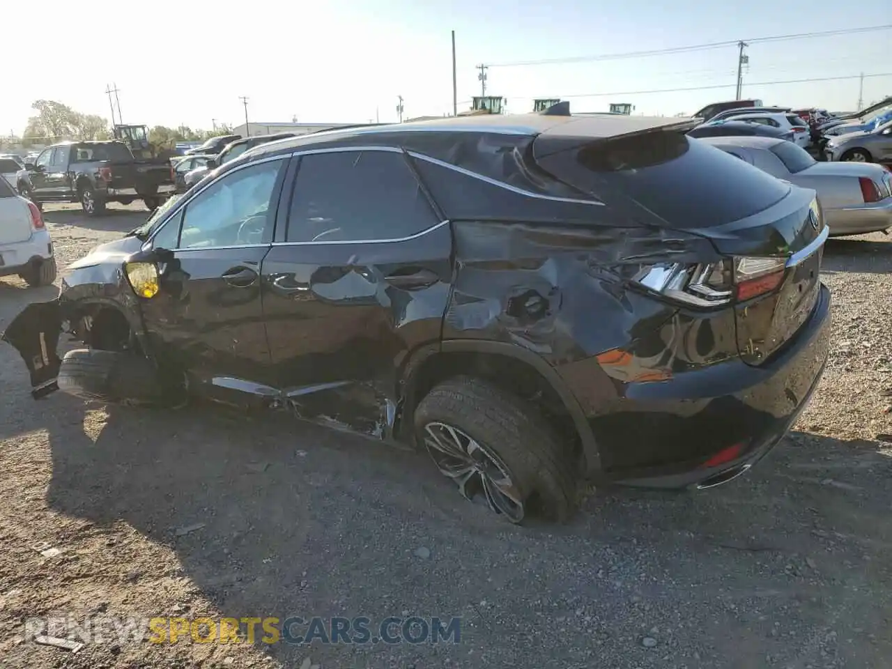 2 Photograph of a damaged car 2T2HZMDA2NC345722 LEXUS RX350 2022