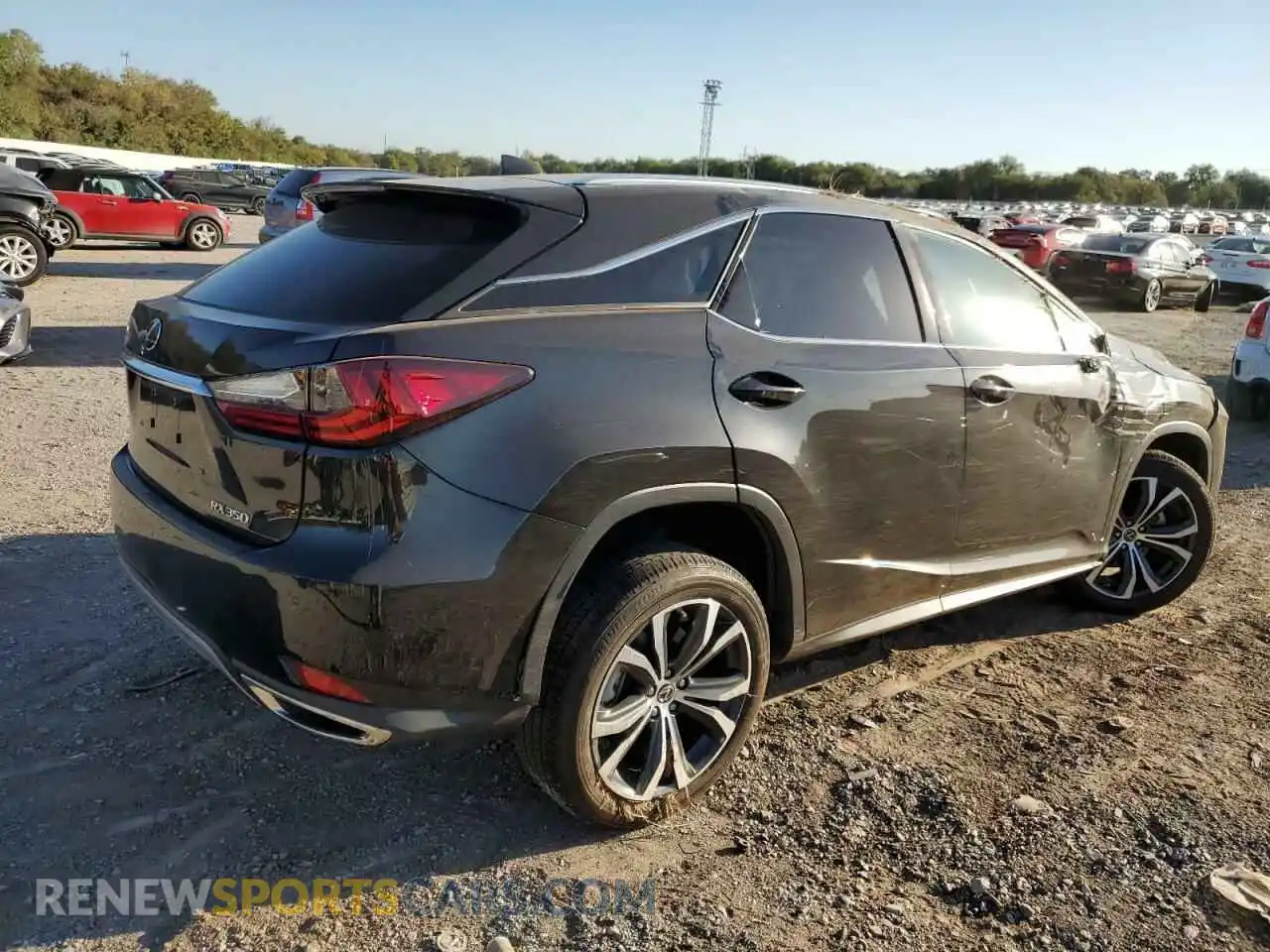 3 Photograph of a damaged car 2T2HZMDA2NC345722 LEXUS RX350 2022