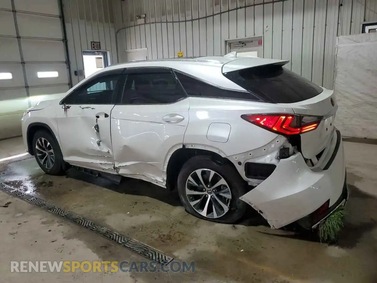 2 Photograph of a damaged car 2T2HZMDA4NC338142 LEXUS RX350 2022