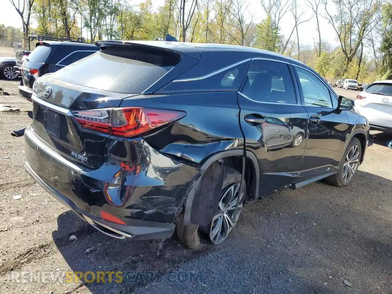 3 Photograph of a damaged car 2T2HZMDA4NC364630 LEXUS RX350 2022