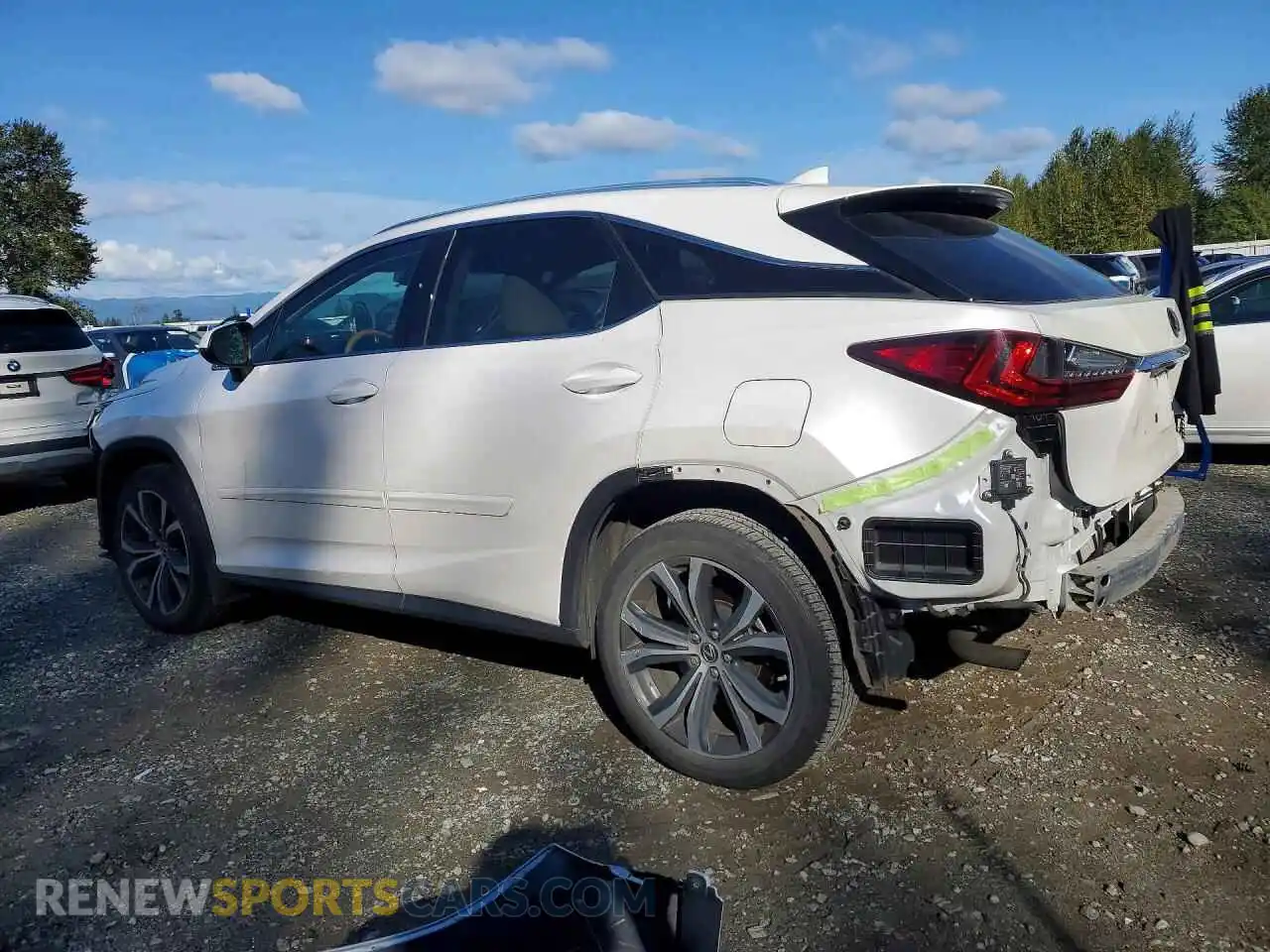 2 Photograph of a damaged car 2T2HZMDA5NC309362 LEXUS RX350 2022
