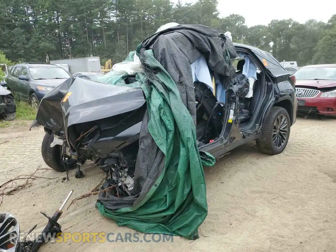 1 fotografías del automóvil dañado 2T2HZMDA5NC329272 LEXUS RX350 2022
