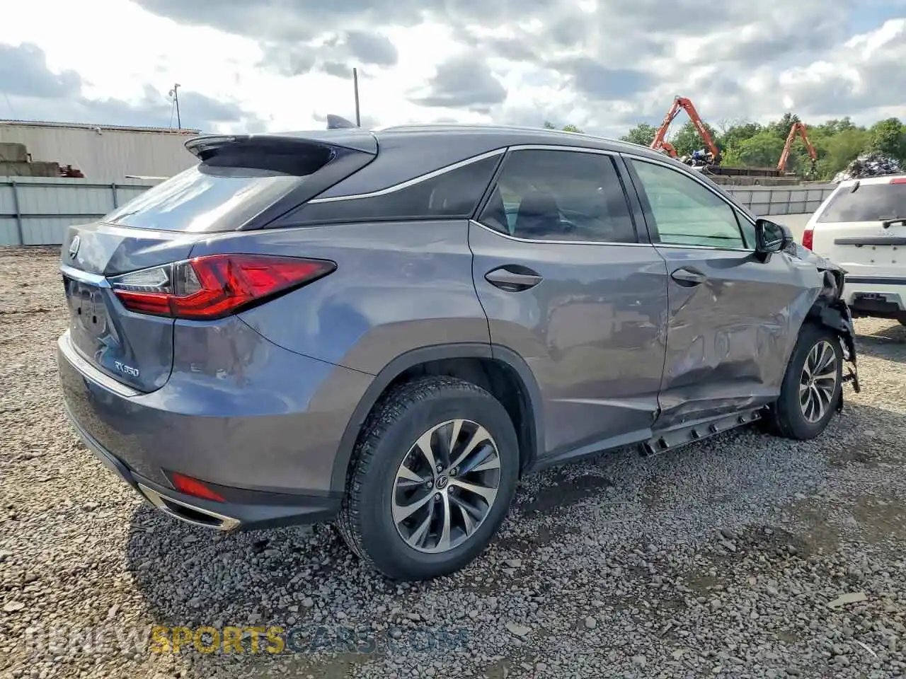 3 Photograph of a damaged car 2T2HZMDA5NC352373 LEXUS RX350 2022