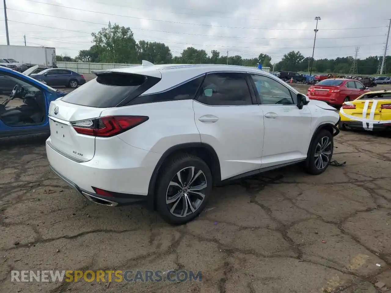 3 Фотография поврежденного автомобиля 2T2HZMDA6NC322055 LEXUS RX350 2022