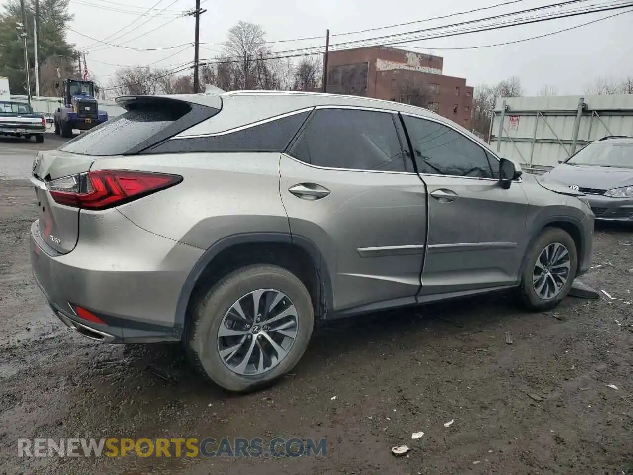 3 Photograph of a damaged car 2T2HZMDA6NC341012 LEXUS RX350 2022