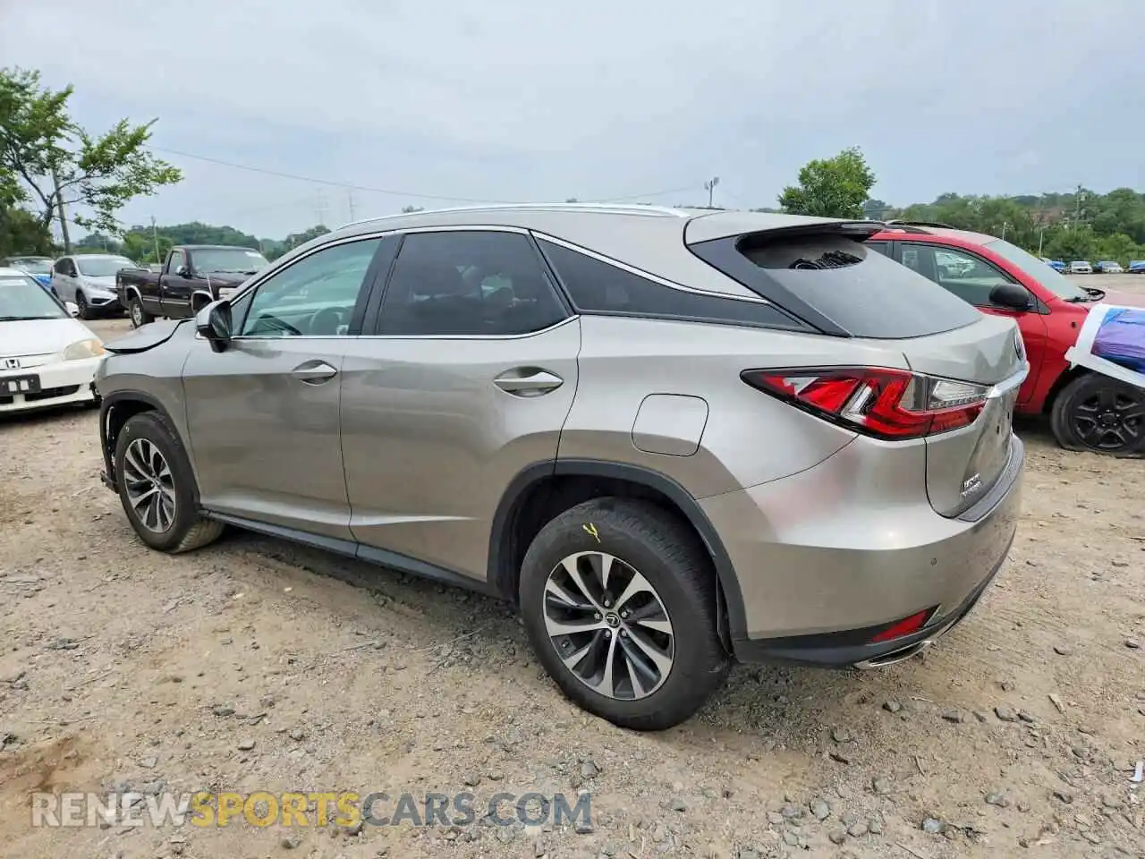 2 Photograph of a damaged car 2T2HZMDA7NC308682 LEXUS RX350 2022