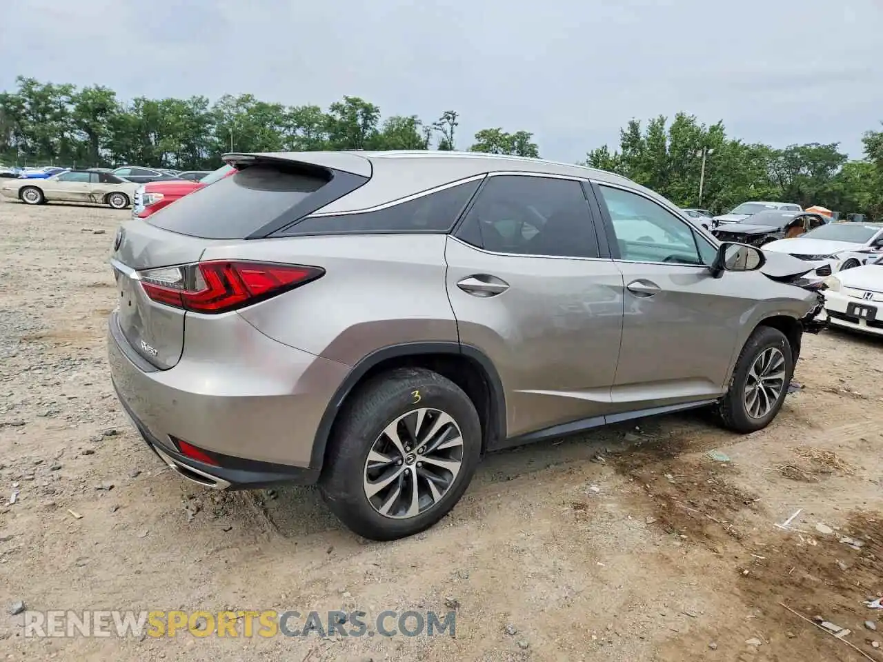 3 Photograph of a damaged car 2T2HZMDA7NC308682 LEXUS RX350 2022