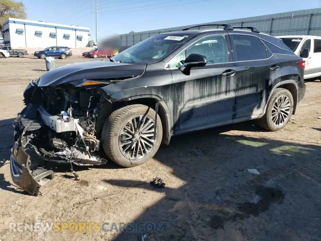 1 Photograph of a damaged car 2T2HZMDA7NC313221 LEXUS RX350 2022