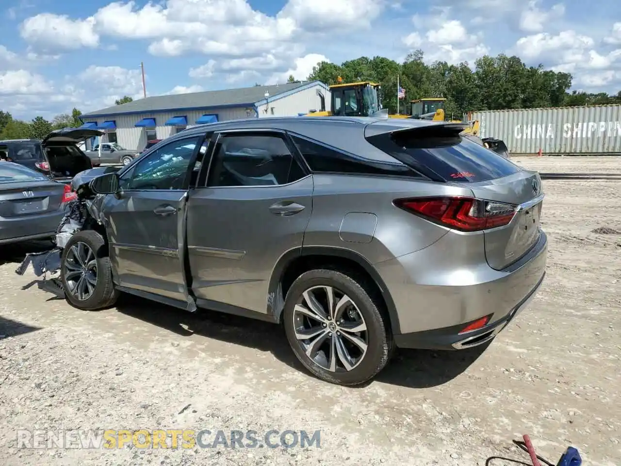 2 Photograph of a damaged car 2T2HZMDA8NC308612 LEXUS RX350 2022