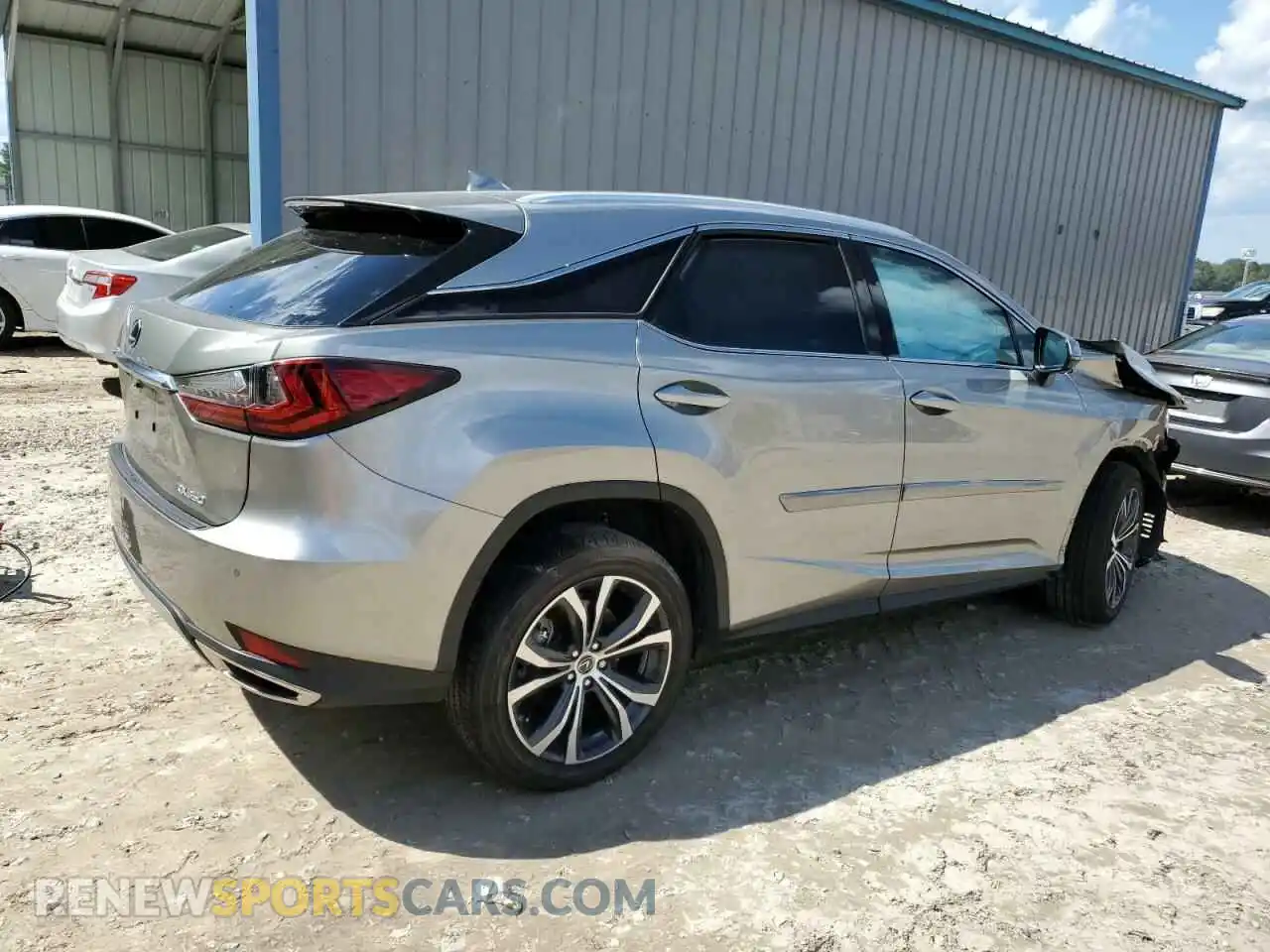3 Photograph of a damaged car 2T2HZMDA8NC308612 LEXUS RX350 2022