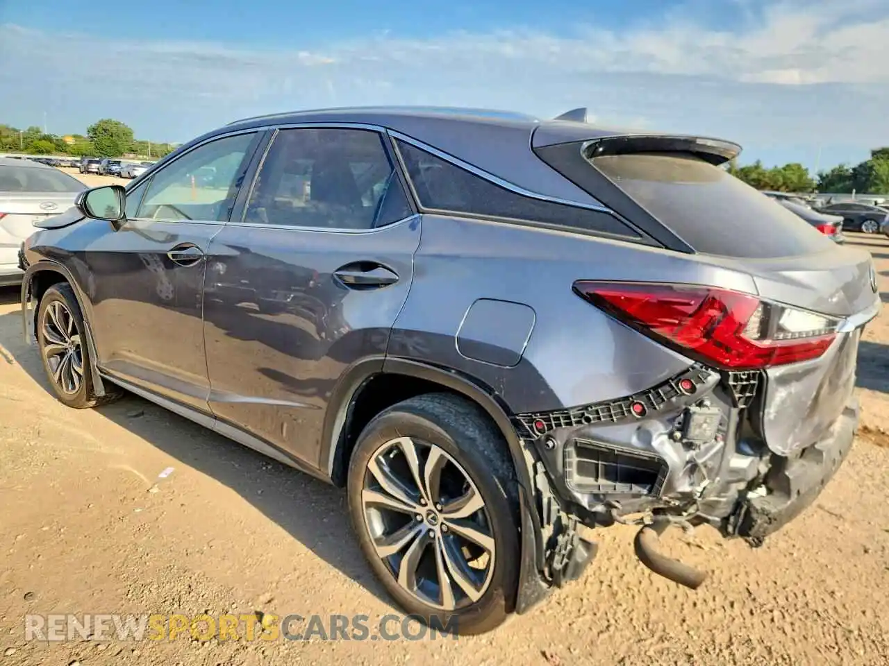 2 Photograph of a damaged car 2T2HZMDA8NC325197 LEXUS RX350 2022