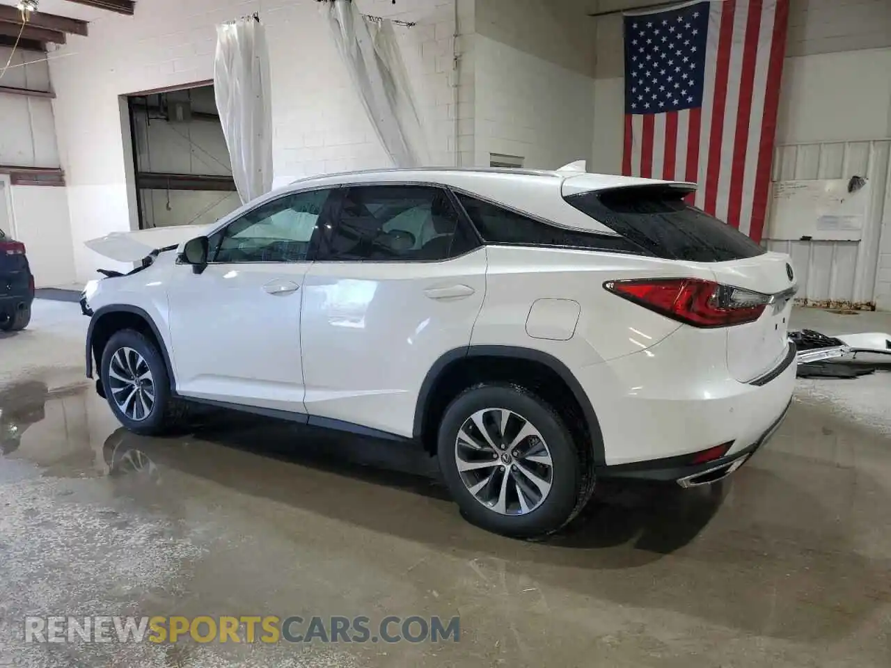 2 Photograph of a damaged car 2T2HZMDA8NC348091 LEXUS RX350 2022
