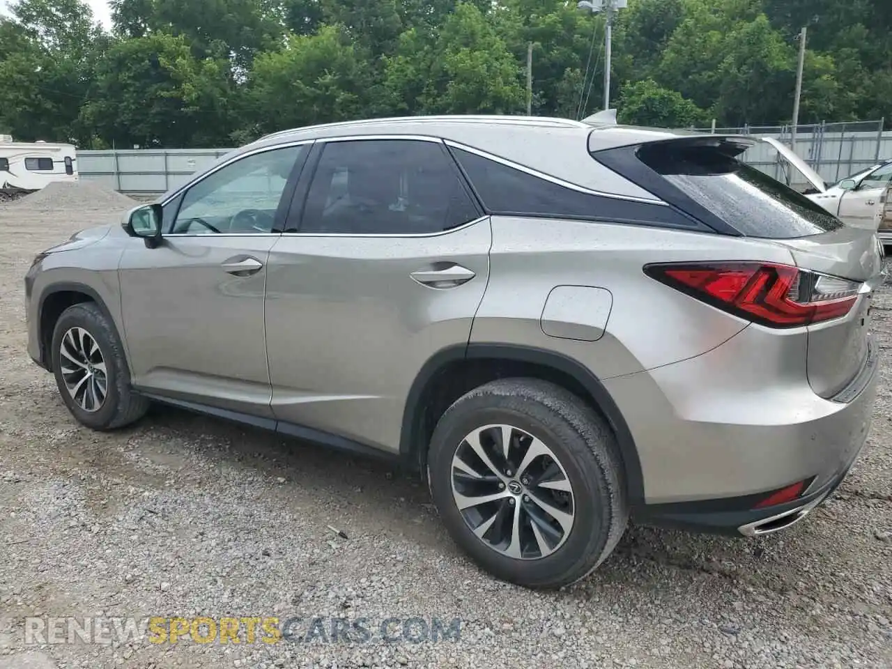 2 Photograph of a damaged car 2T2HZMDA8NC351458 LEXUS RX350 2022