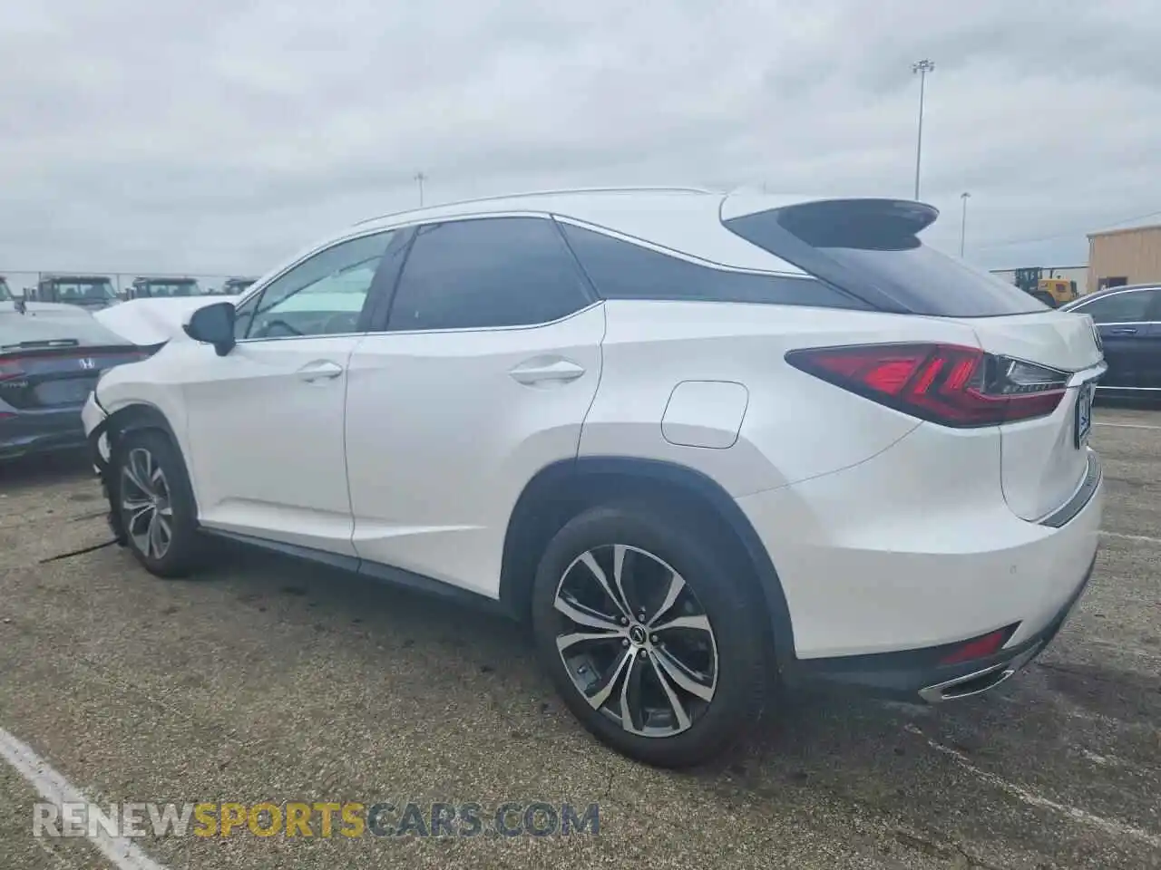 2 Photograph of a damaged car 2T2HZMDA8NC355932 LEXUS RX350 2022