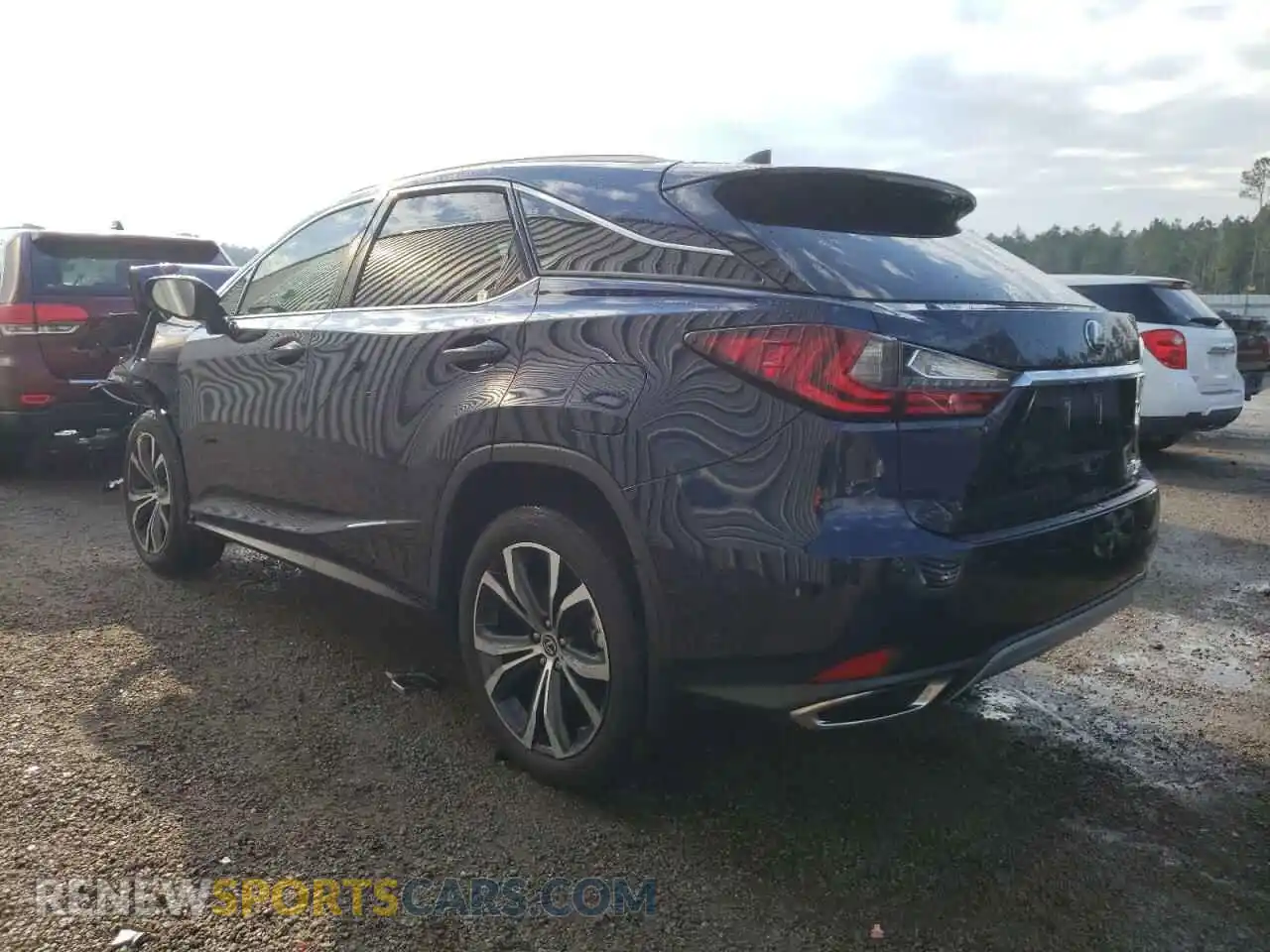 2 Photograph of a damaged car 2T2HZMDA9NC351680 LEXUS RX350 2022