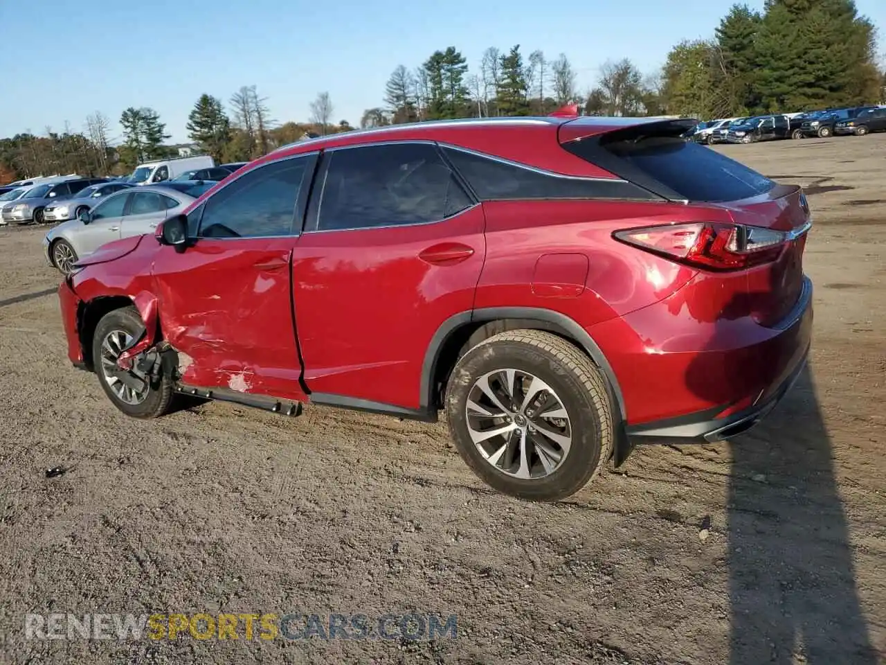 2 Photograph of a damaged car 2T2HZMDAXNC323094 LEXUS RX350 2022