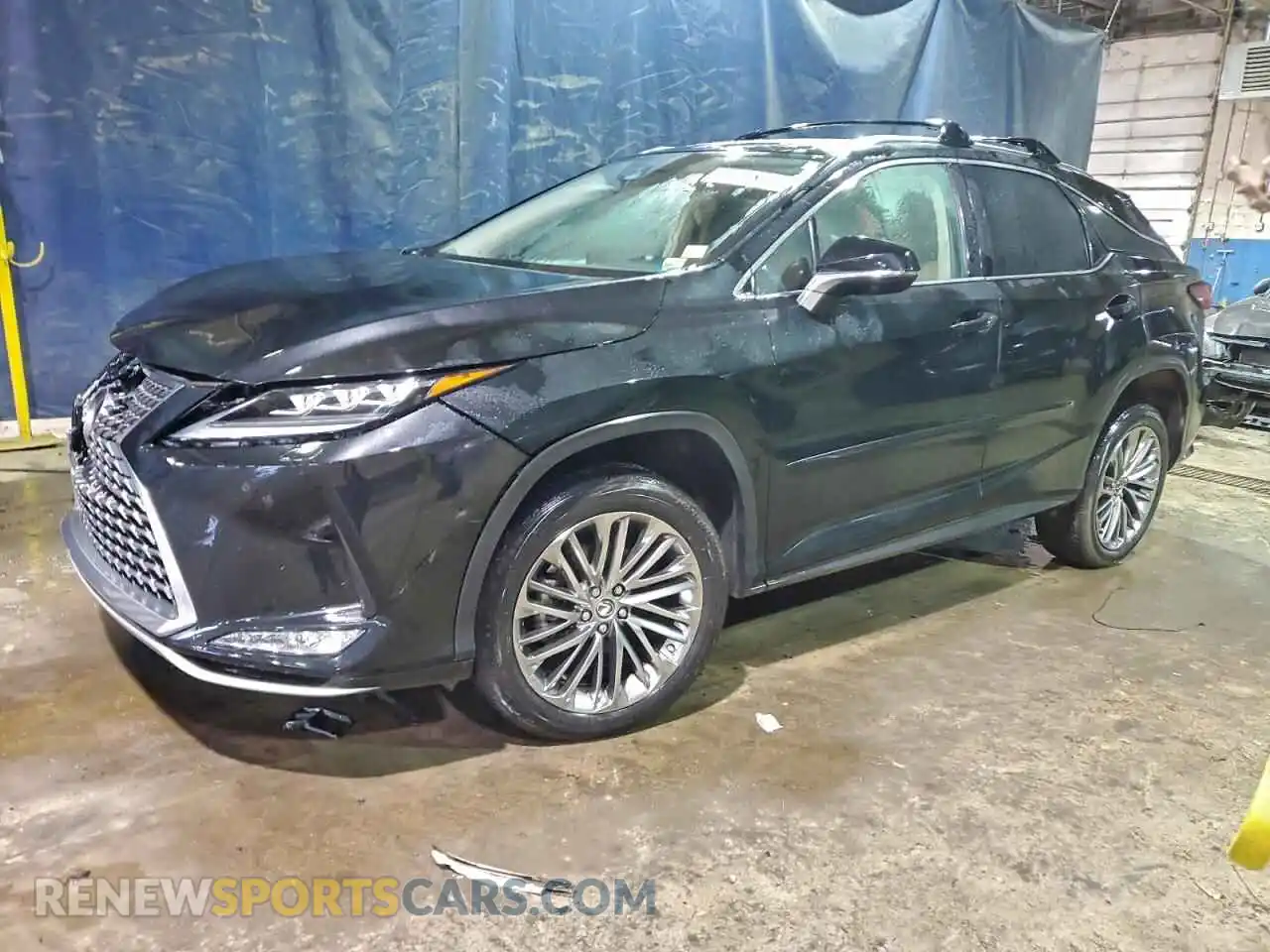 1 Photograph of a damaged car 2T2JZMDA2NC358391 LEXUS RX350 2022
