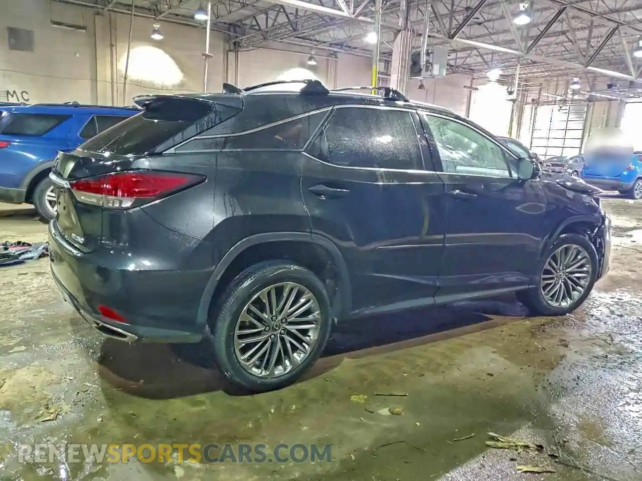 3 Photograph of a damaged car 2T2JZMDA2NC358391 LEXUS RX350 2022