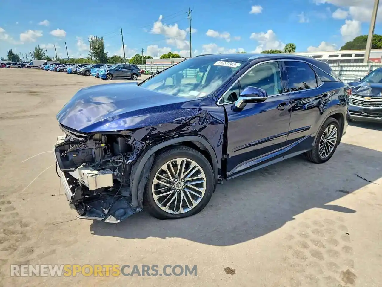 1 Фотография поврежденного автомобиля 2T2JZMDA5NC362600 LEXUS RX350 2022