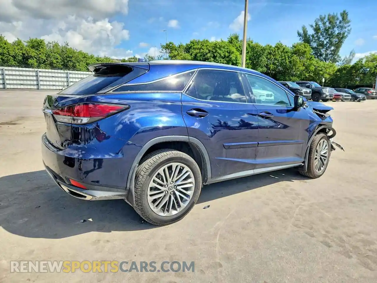 3 Фотография поврежденного автомобиля 2T2JZMDA5NC362600 LEXUS RX350 2022