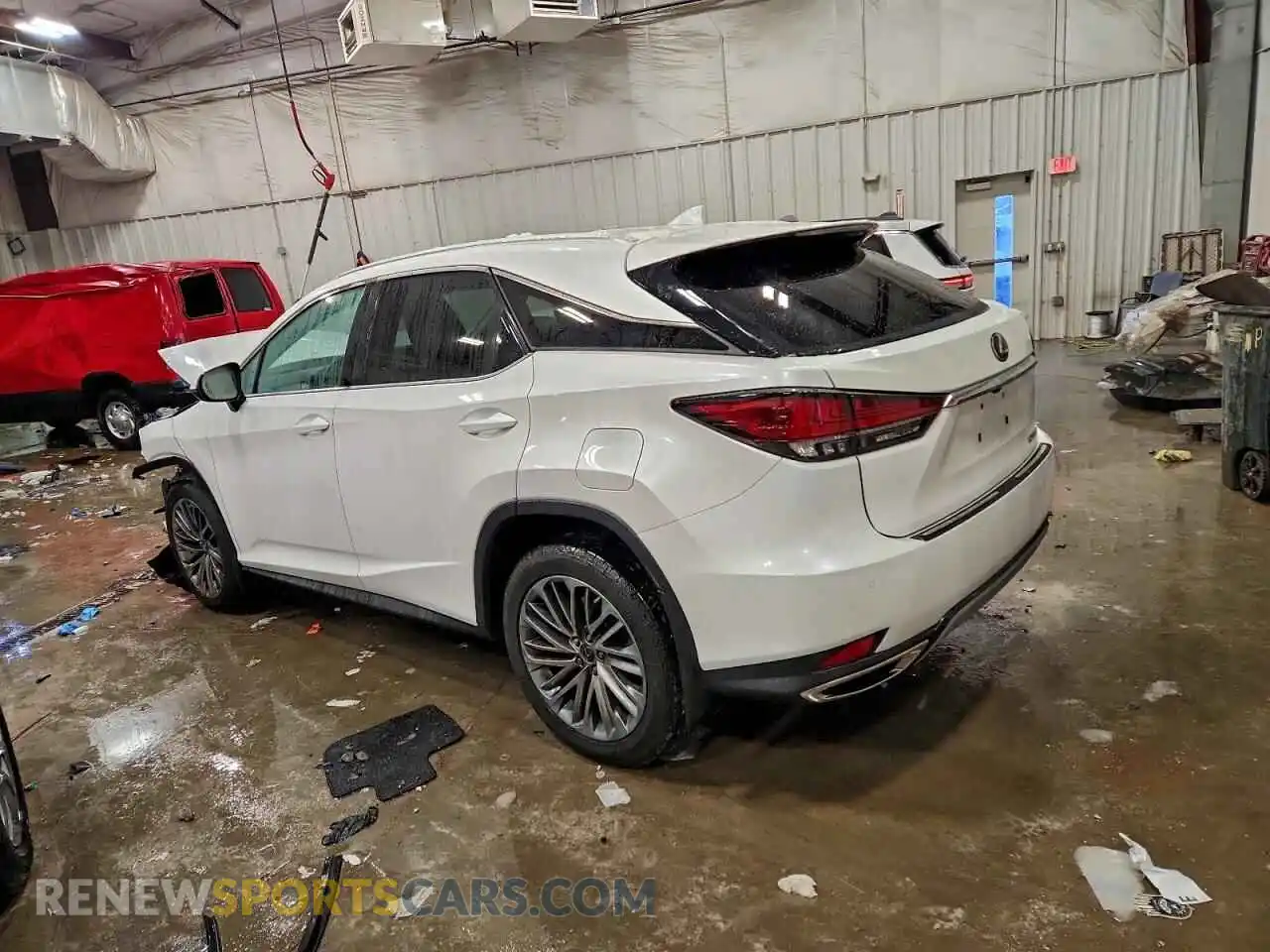 2 Photograph of a damaged car 2T2JZMDA7NC309087 LEXUS RX350 2022