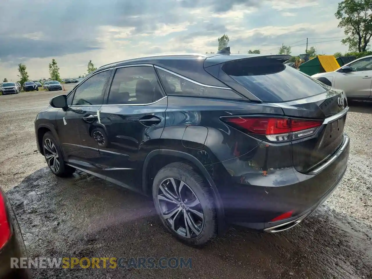 2 Photograph of a damaged car 2T2JZMDA7NC317495 LEXUS RX350 2022