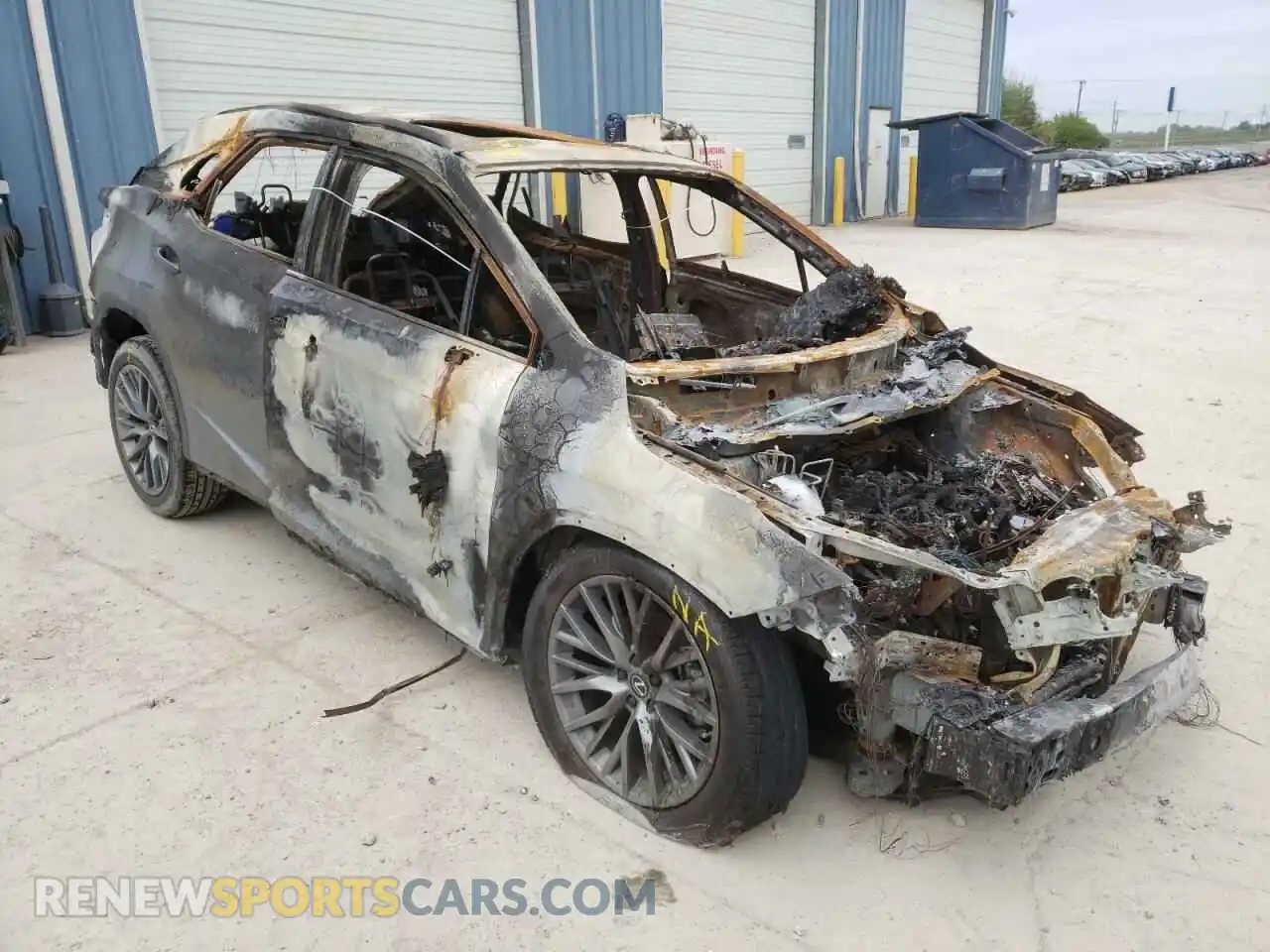 1 Photograph of a damaged car 2T2SZMDA3NC329373 LEXUS RX350 2022
