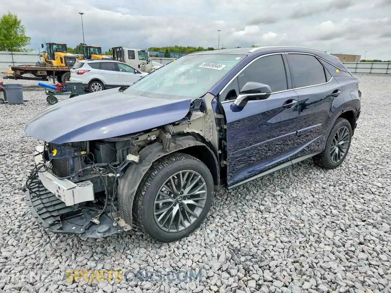 1 fotografías del automóvil dañado 2T2SZMDA3NC361398 LEXUS RX350 2022
