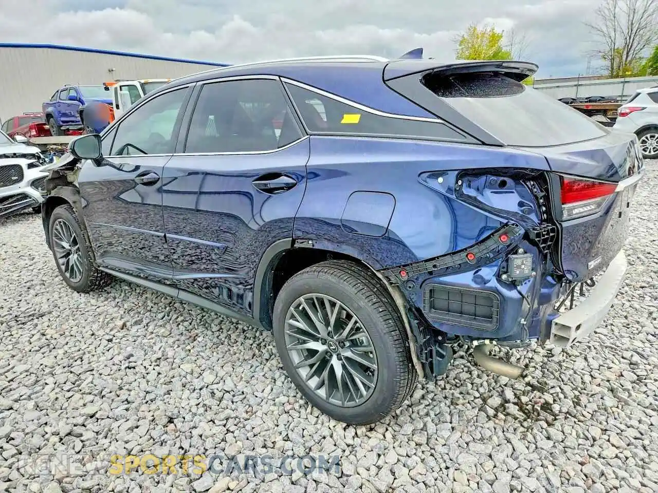 2 fotografías del automóvil dañado 2T2SZMDA3NC361398 LEXUS RX350 2022