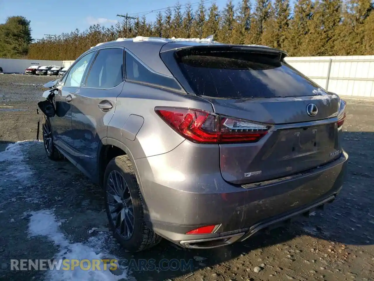 3 Photograph of a damaged car 2T2SZMDA9NC309631 LEXUS RX350 2022