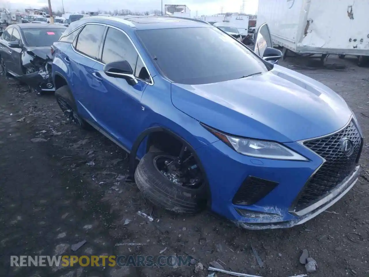 1 Photograph of a damaged car 2T2SZMDA9NC315641 LEXUS RX350 2022