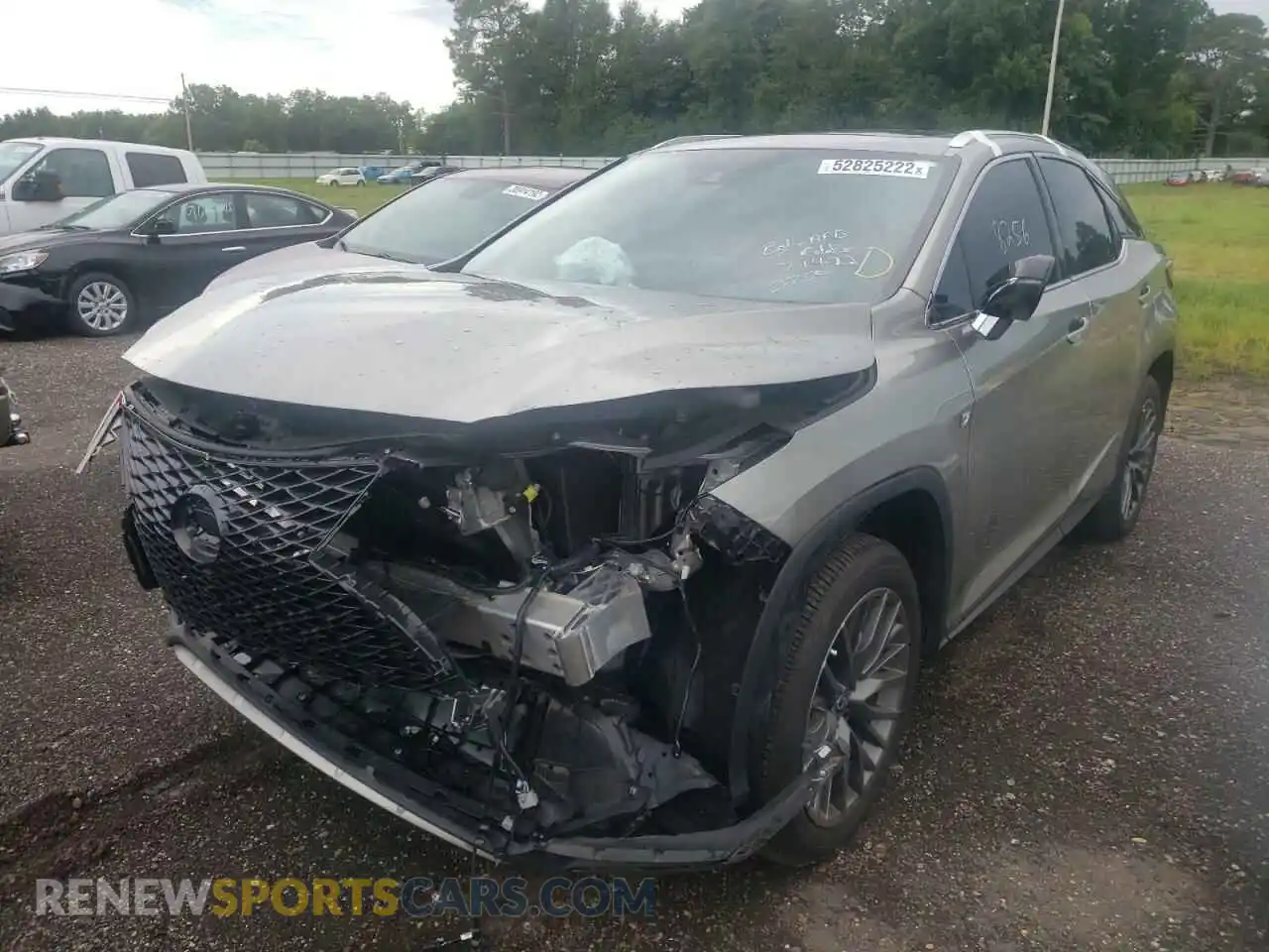 2 Photograph of a damaged car 2T2YZMDA7NC314532 LEXUS RX350 2022