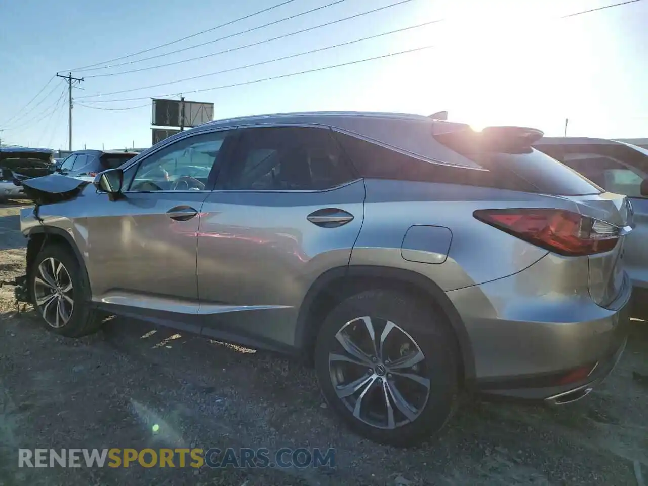 2 Photograph of a damaged car JTJHZMDA9N2058376 LEXUS RX350 2022