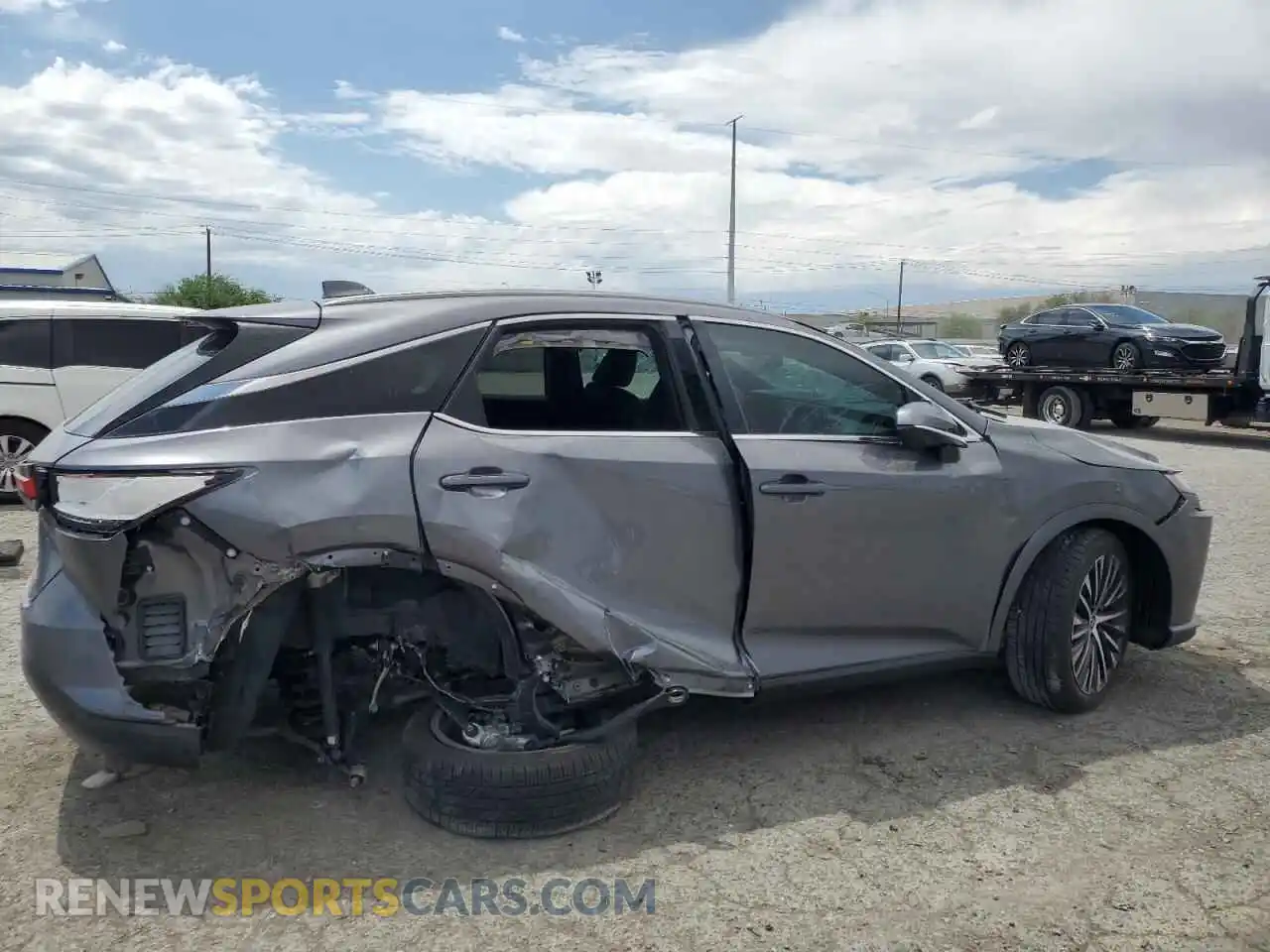 3 fotografías del automóvil dañado 2T2BAMBA1PC015895 LEXUS RX350 2023