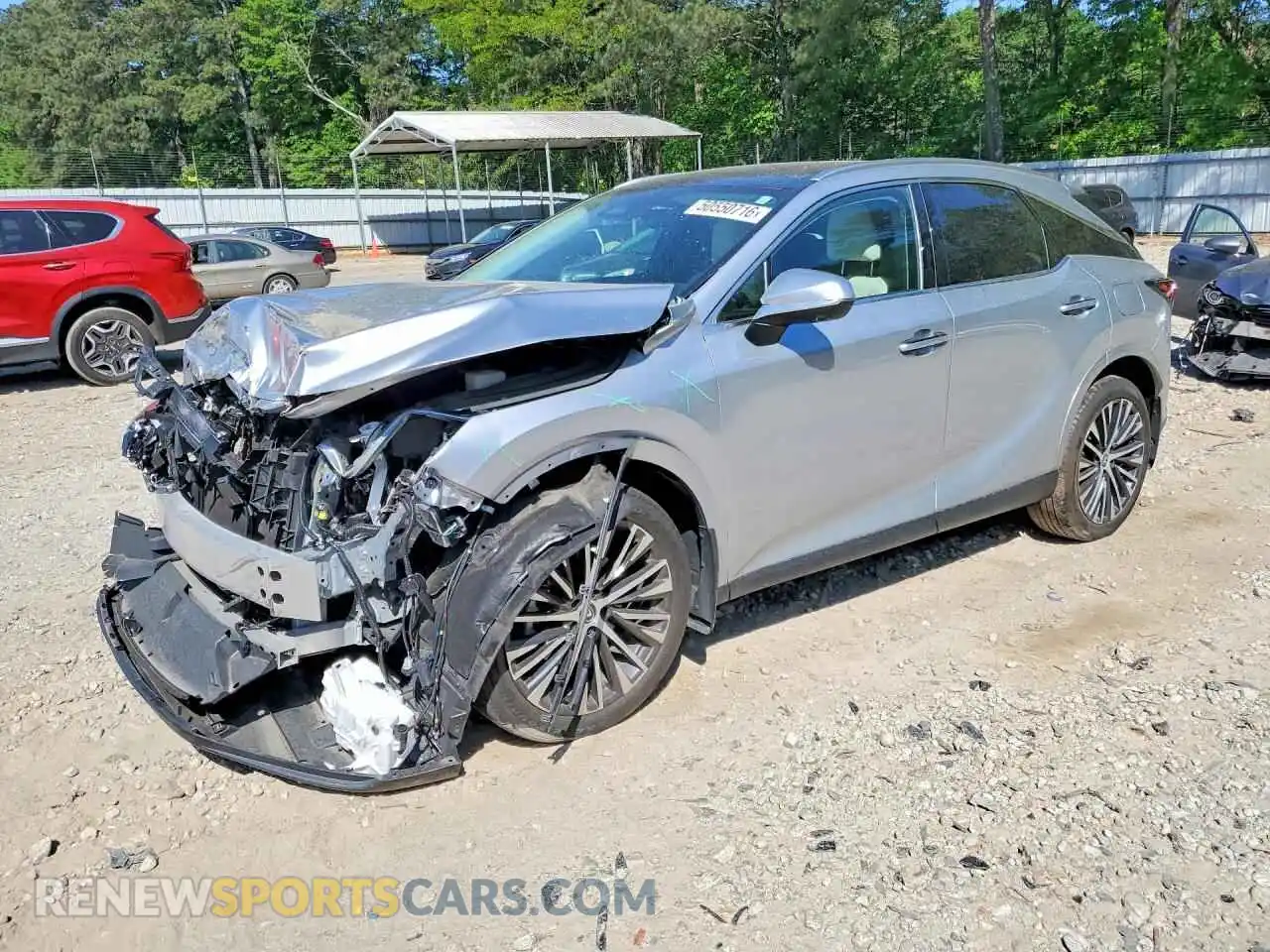 1 Photograph of a damaged car 2T2BAMBA1PC016027 LEXUS RX350 2023