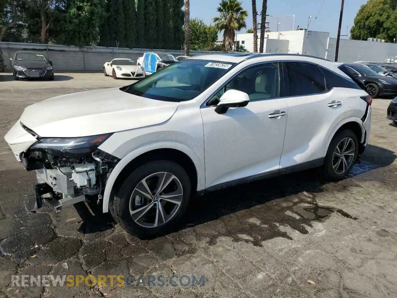 1 Photograph of a damaged car 2T2BAMBA1PC016786 LEXUS RX350 2023
