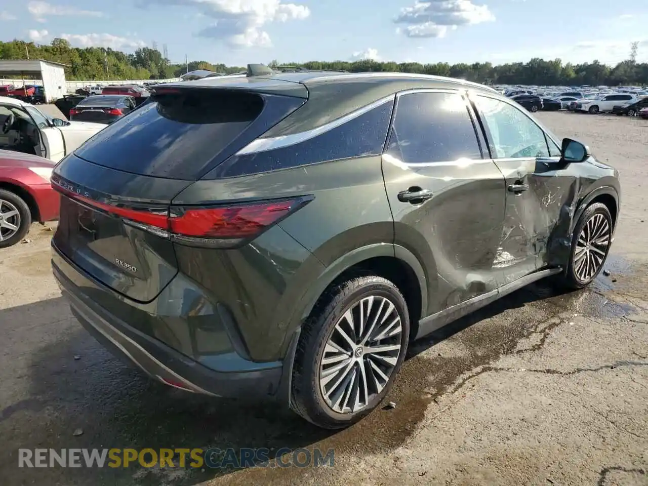 3 Photograph of a damaged car 2T2BAMBA2PC012505 LEXUS RX350 2023