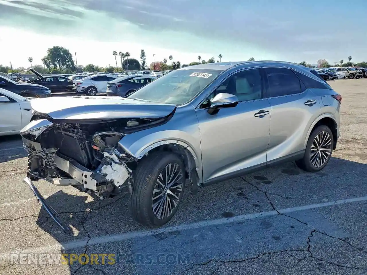 1 Photograph of a damaged car 2T2BAMBA3PC010729 LEXUS RX350 2023